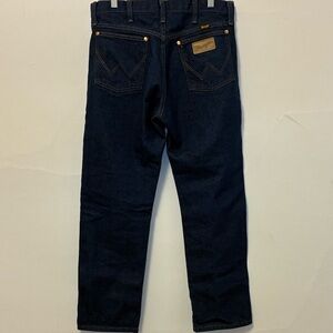 Wrangler Men’s Navy Straight-Leg Jeans Cotton  30/30